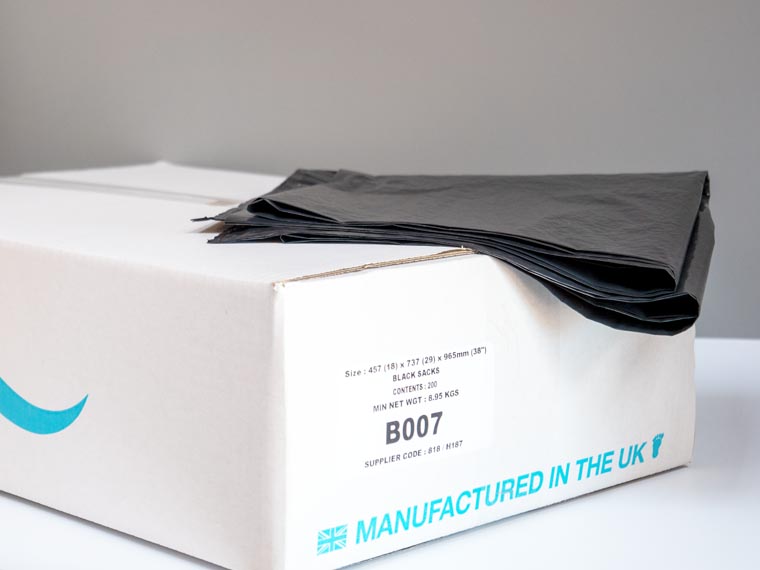 Black Refuse Sacks - Packaging Products Online