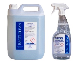 BACTERCIDIAL CLEANER SANITISER CONSENTRATE | 30 SECOND CONTACT TIME | DISPOS