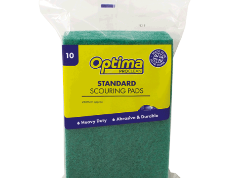 STANDARD GREEN SCOURING PADS - Pack of 10