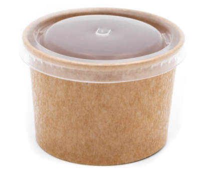 KRAFT POT WITH LID
