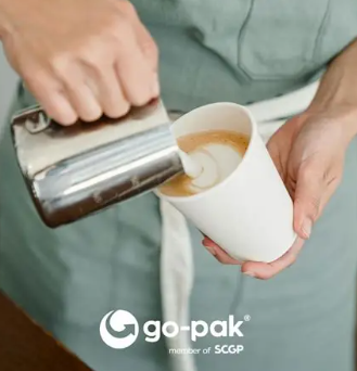GO PAK WHITE DOUBLE WALL CUPS X 500