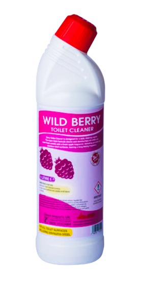 WILD BERRY TOILET CLEANER 1LTR | DAILY USE | ACID-FREE | 1 TOILET CLEANER WILD BERRY 750ML