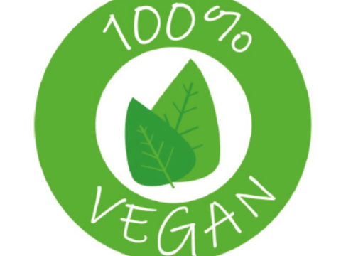 VEGAN LABELS 25MM X 1000